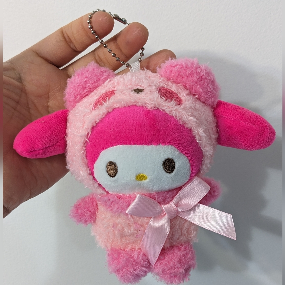 NEW My Melody Sanrio Cute Plush Keychain Bag Charm